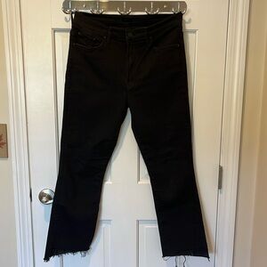 MOTHER Insider Crop Step Fray Jeans